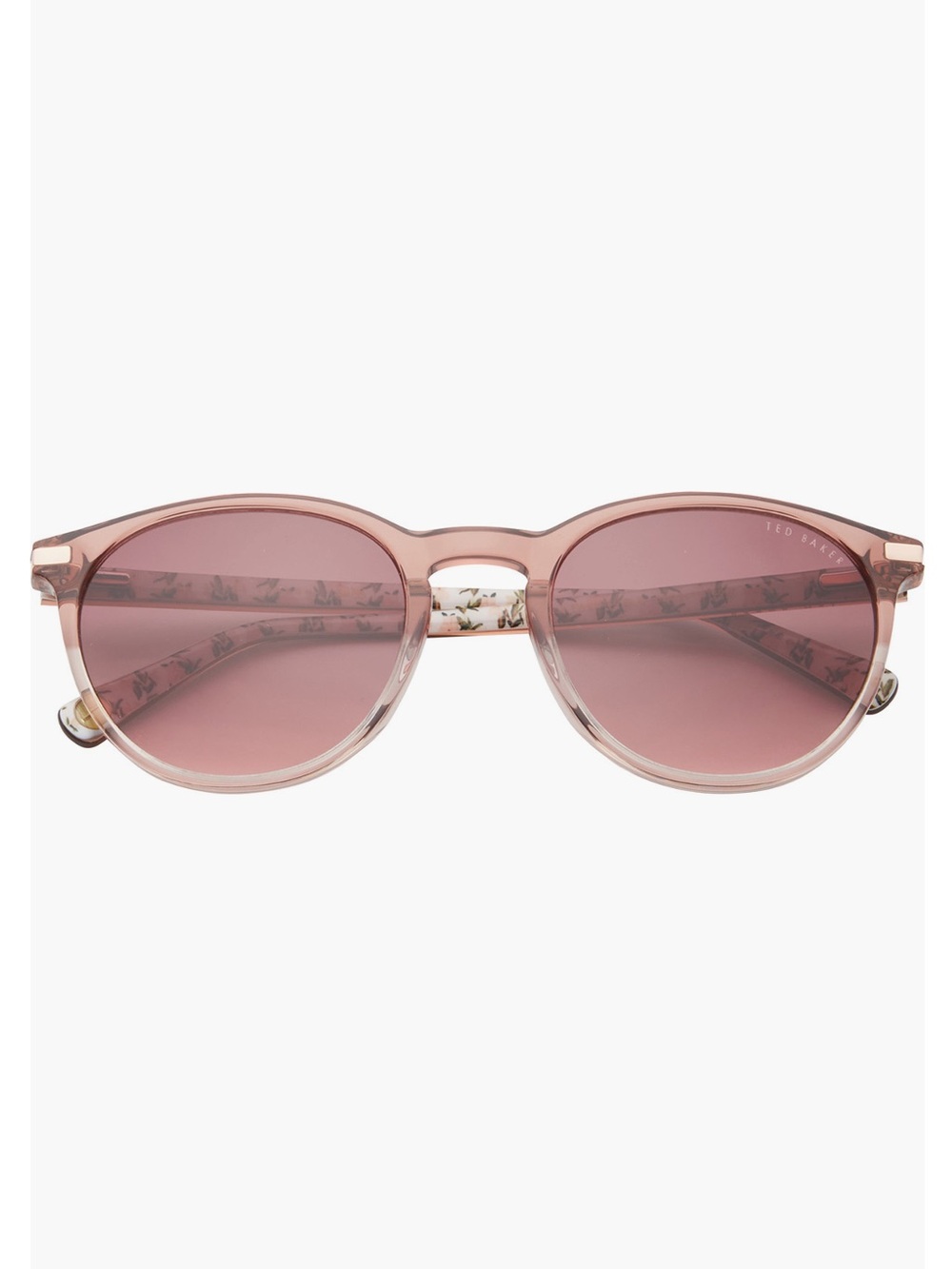 Ted Baker London 52mm Round Sunglasses In Blush - New In Case - Reemoly